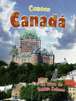 cover image of Conoce Canadá